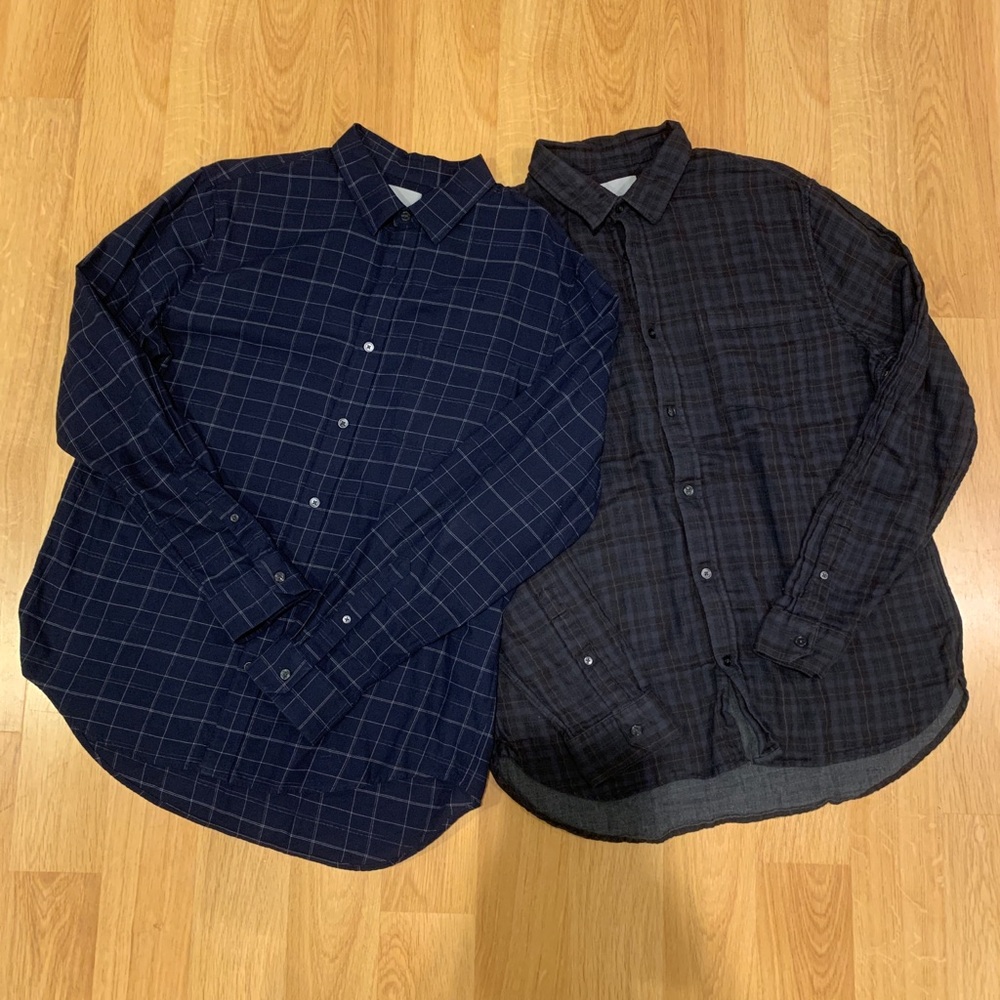 Vince. 2 Men’s Long Sleeve Button Shirts Large